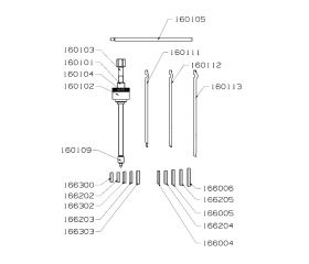 JUEGO FORZA EXTRACTOR DE RODAMIENTOS DE BOLAS SERIE 1600-1